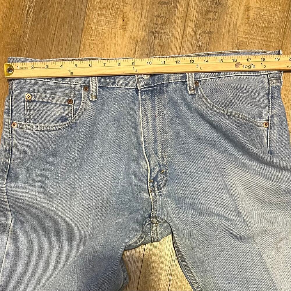VTG Y2K Levi Strauss 505 Loose Straight Fit Jeans Mens 36x32 LW Skater Grunge - Picture 9 of 10